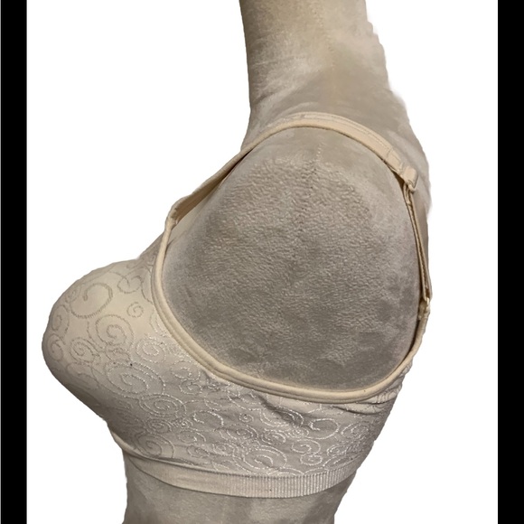 Bali 3463 Bra Cream Wirefree Comfort Revolution Size 38C - Picture 3 of 5